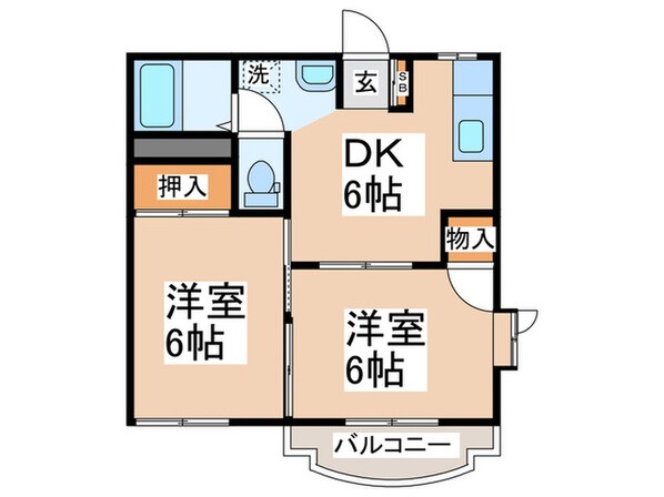 サンレイクティアの物件間取画像